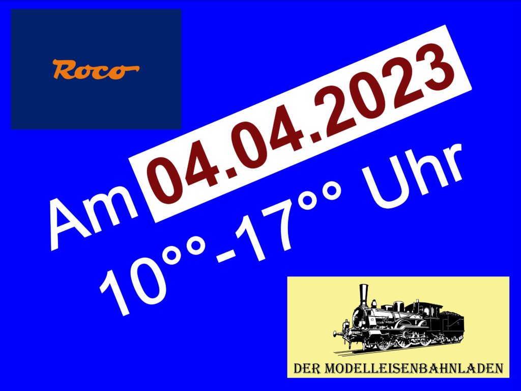 Digitaler Infotag am 04.04.2023 im Modelleisenbahnladen Saase in Dresden