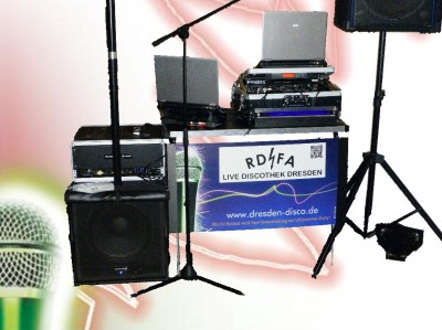 Discoanlage mit großen Boxen